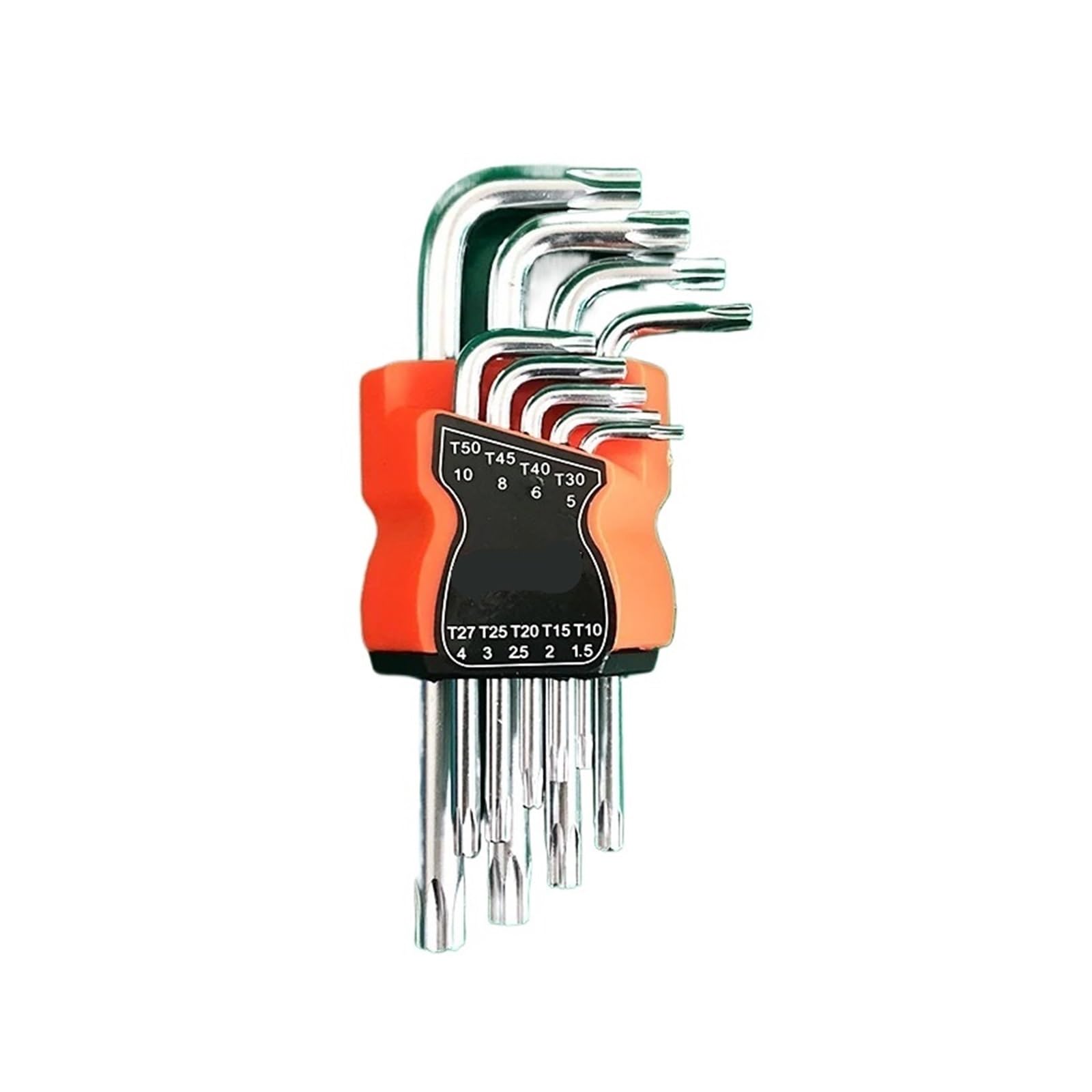 Generico Chiave esagonale tipo L Lunghezza standard 1 chiave dinamometrica a bussola 9 pezzi/set Set di chiavi esagonali T10-T50