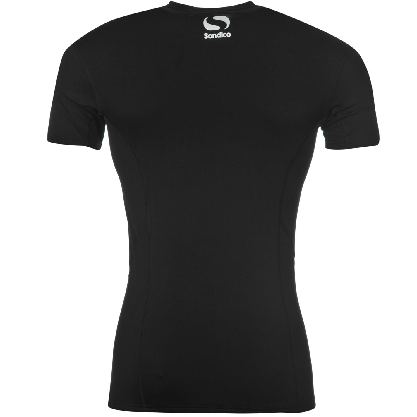 Sondico Kinder Core Base Layer Top Junior Kurzarm Kompression Fit T Shirt Tee Schwarz 9-10 Yrs