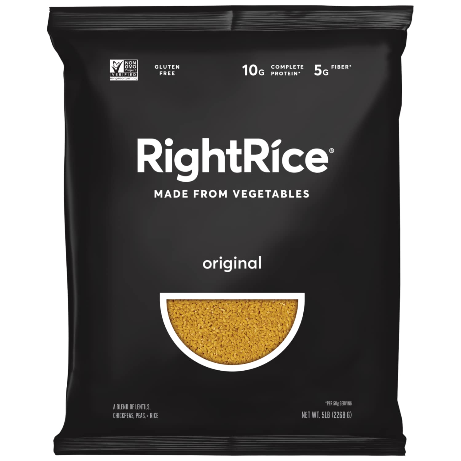 Amazon.com : RightRice - Original (5lb. Pack of 1) - Made from