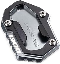 Moto Accessori per R1300GS R 1300 GS R 1300GS 2024 2025 gs1300 GS 1300 Piastra Supporto Laterale Estensione Cavalletto Moto in CNC Alluminio (Grigio)