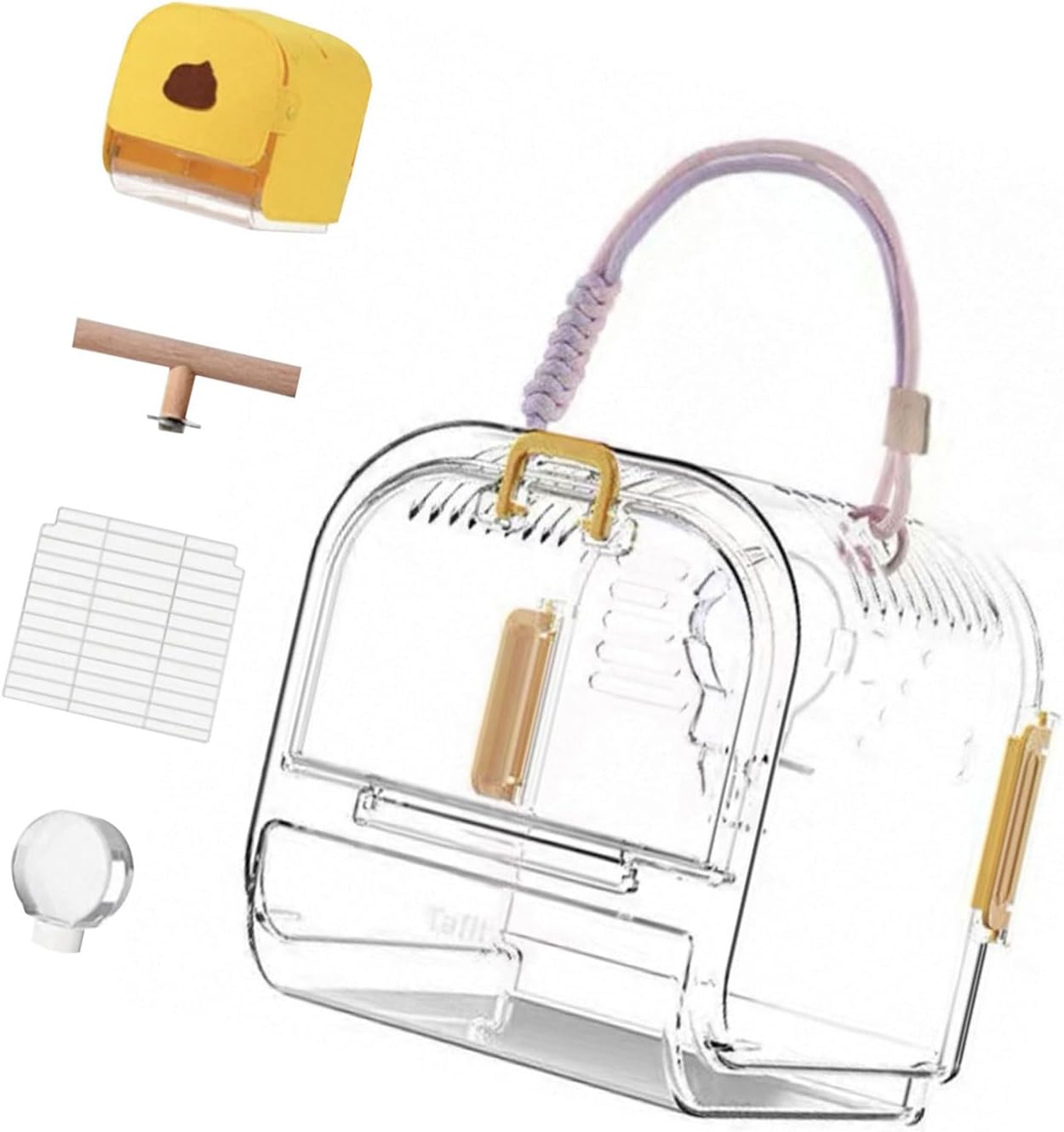 Security Pet Satchels Large Capacity Slings Ventilated Travel Carriers for Outdoor Bird Excursions Travel Cage with