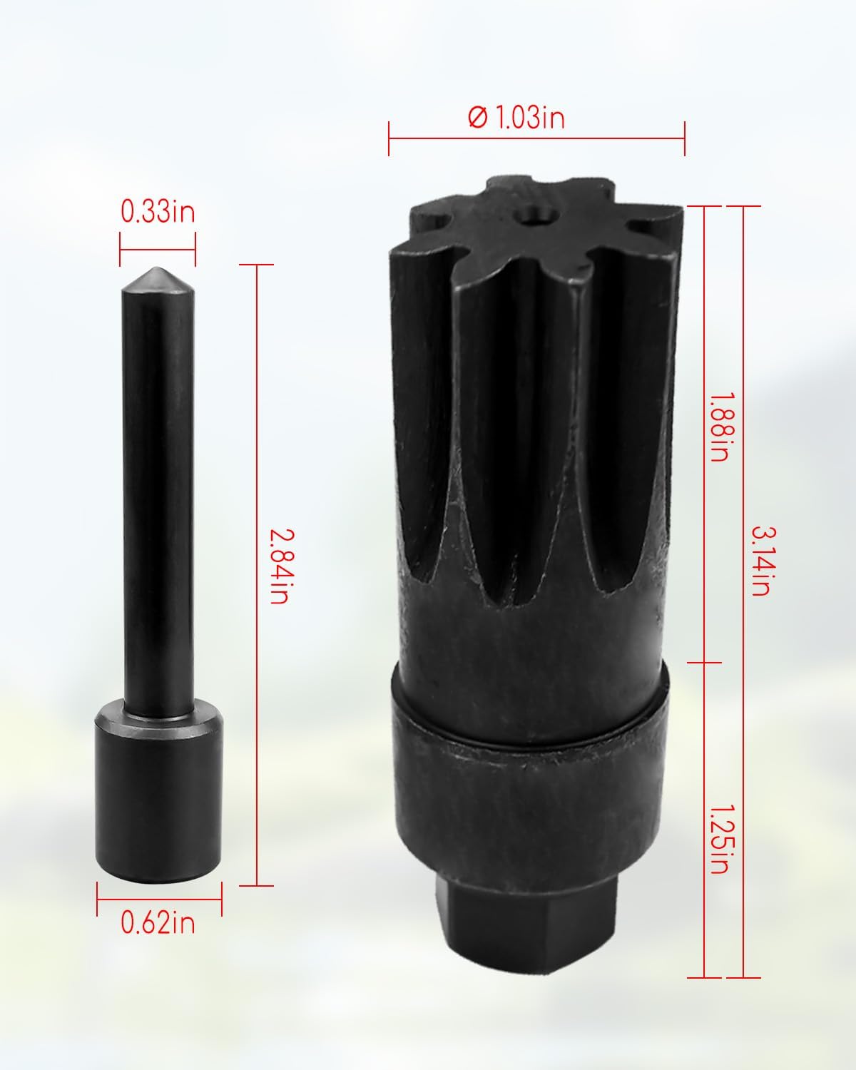 Engine Turning Tool and Timing Pin Kit Fit for John Deere 3179 4239 6359 4276 3029 4039 6059 6068 6619 Engines Replace JDE83 JDE81-4