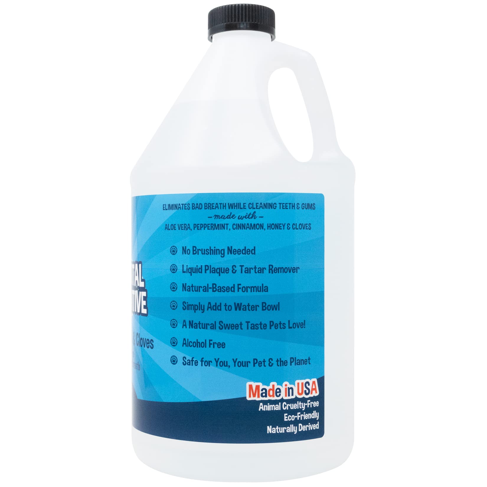 Bodhi Dog Peppermint Dental Water Additive for Dogs & Puppies - Freshens Breath, Reduces Tartar, Promotes Healthy Gums - Oral Care for Teeth & Breath - Supports Clean Mouth - Made in USA (128 Fl Oz) - image 7