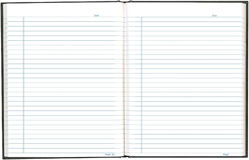 Rediform - Cuaderno de negocios con tapa, regla universitaria, 9.25 x 7.25 pulgadas, azul, bloc de páginas de 192 (A982)