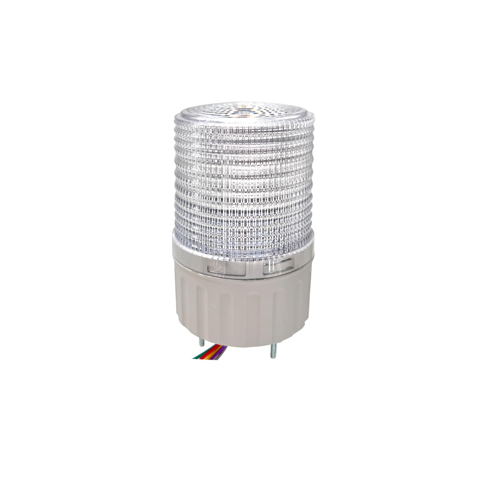 SFOCFWH Industrial LED Rotating Strobe Beacon Warning Lights,?N-1081-ROG-J? Electrical Revolving Signal Lights for Emergency, DC:24V, with Buzzer for Emergency (Red,Orange,Green)