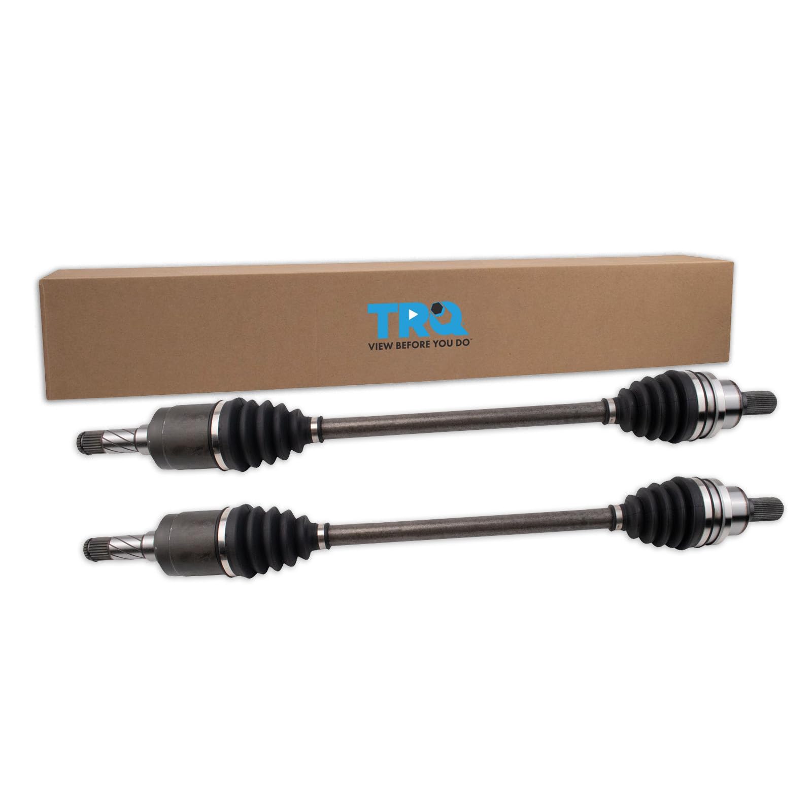 TRQ Rear Left and Right CV Axle Assembly Set 2 Piece