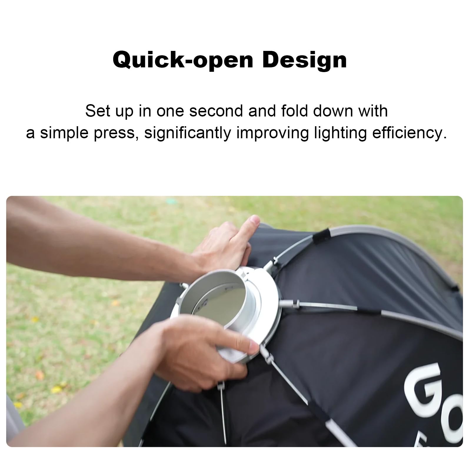 Godox EazyFlow Octa 60 Softbox pieghevole ottagonale con diffusore e griglia