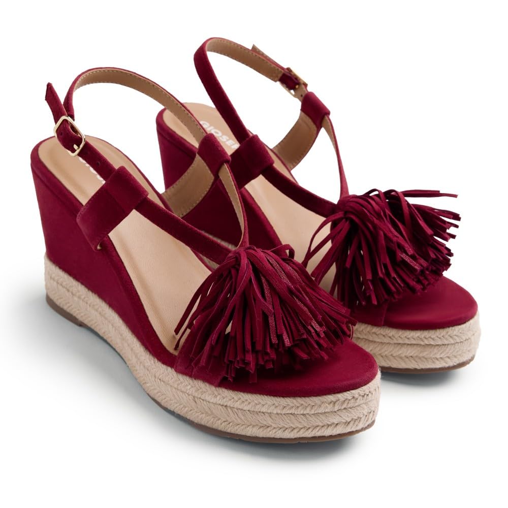 GIOSEPPO KILOSA, Women's T-Strap, Bordeaux, 40 EU
