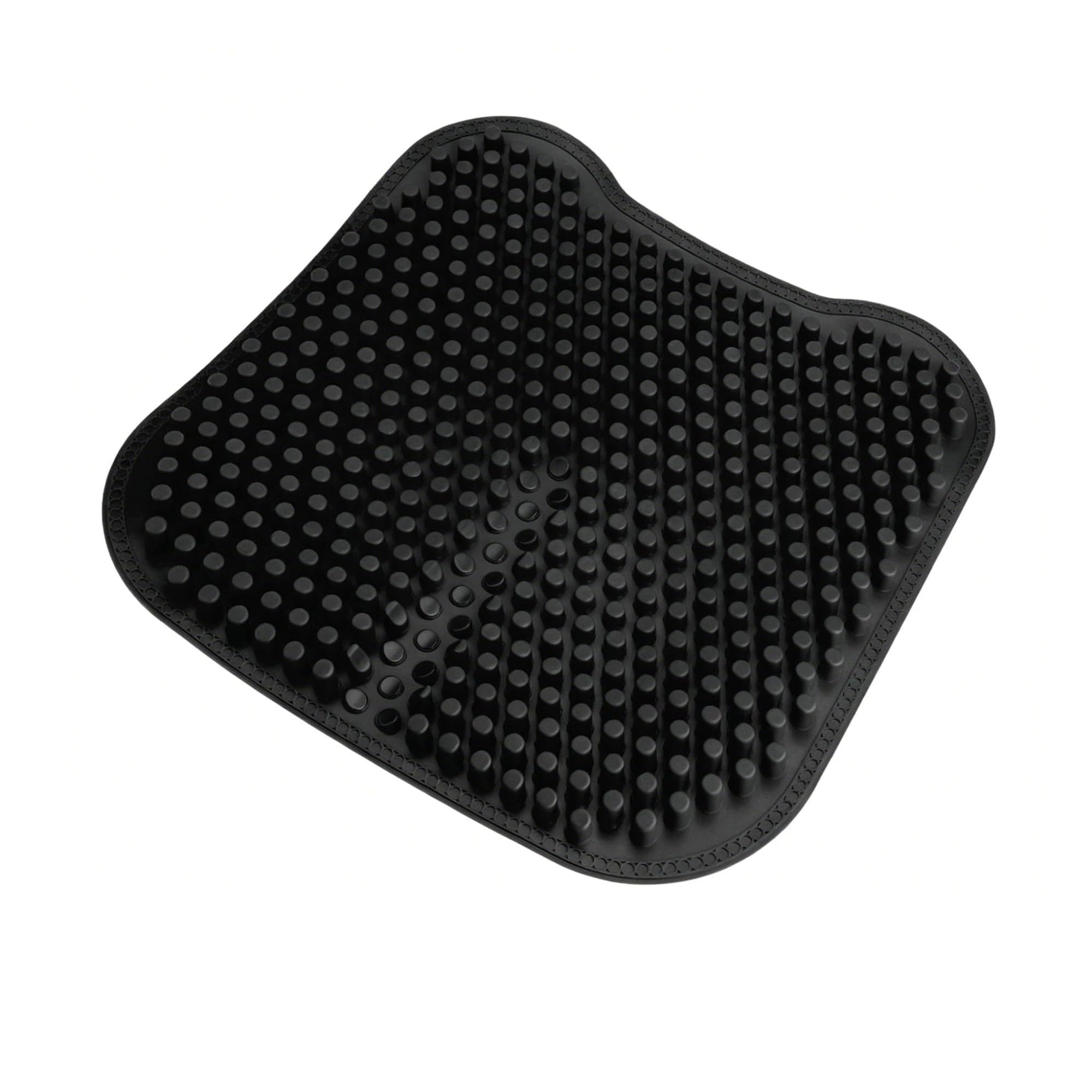 Hviyroi car seat cushion Cool Breathable Silicone Car Seat Cover Cushion Lumbar Back Support(Seat cushion-Black)