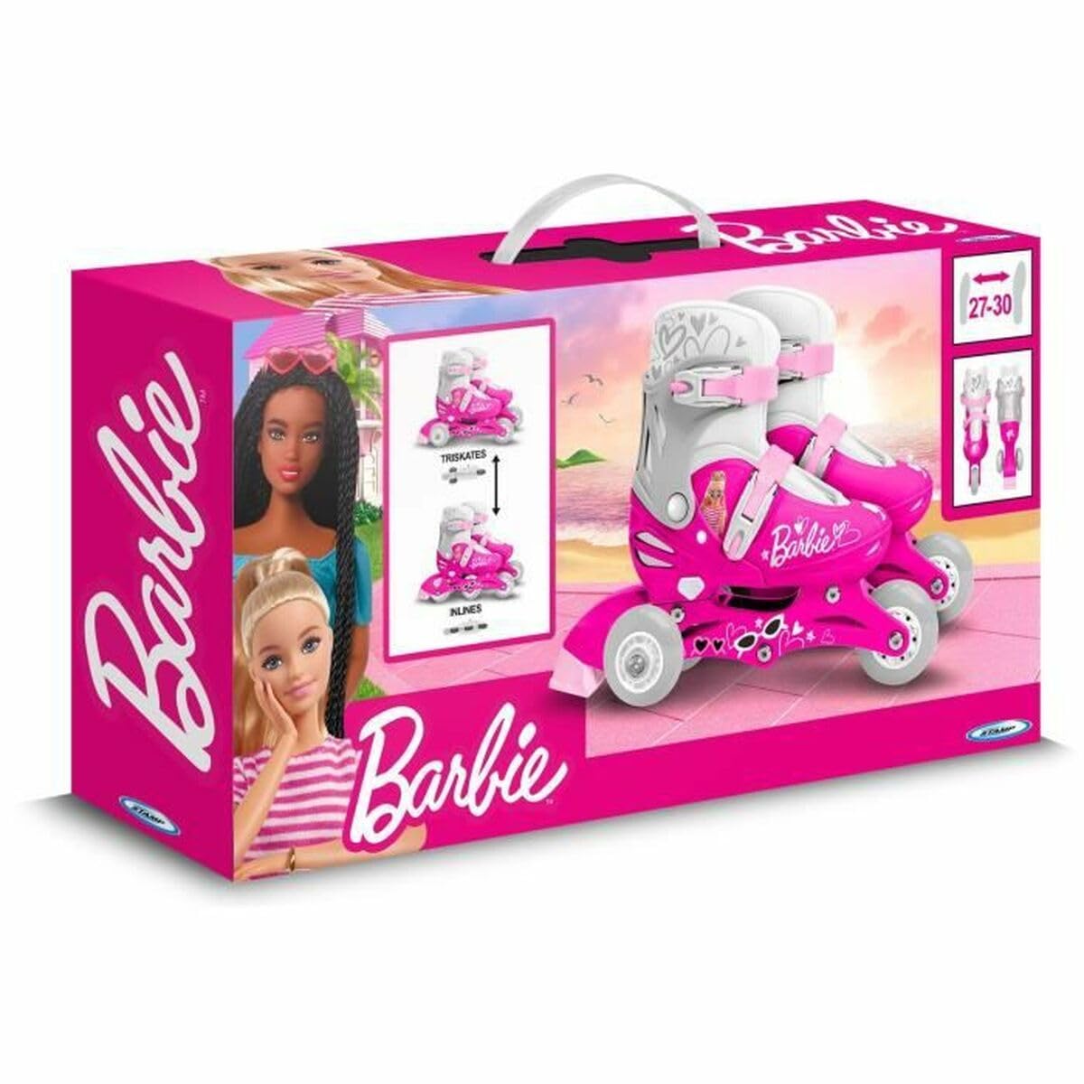 Rollers TRISKATES Barbie 27-30, Pink