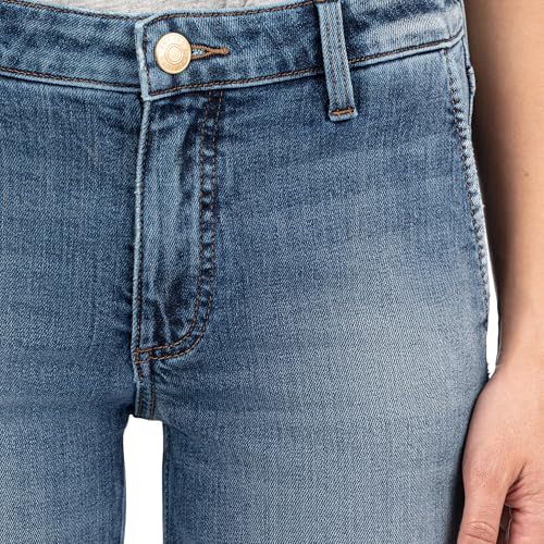 KUT from the Kloth Women's Kelsey Mid Rise Ankle Flare Regular Hem Slash Pocket4