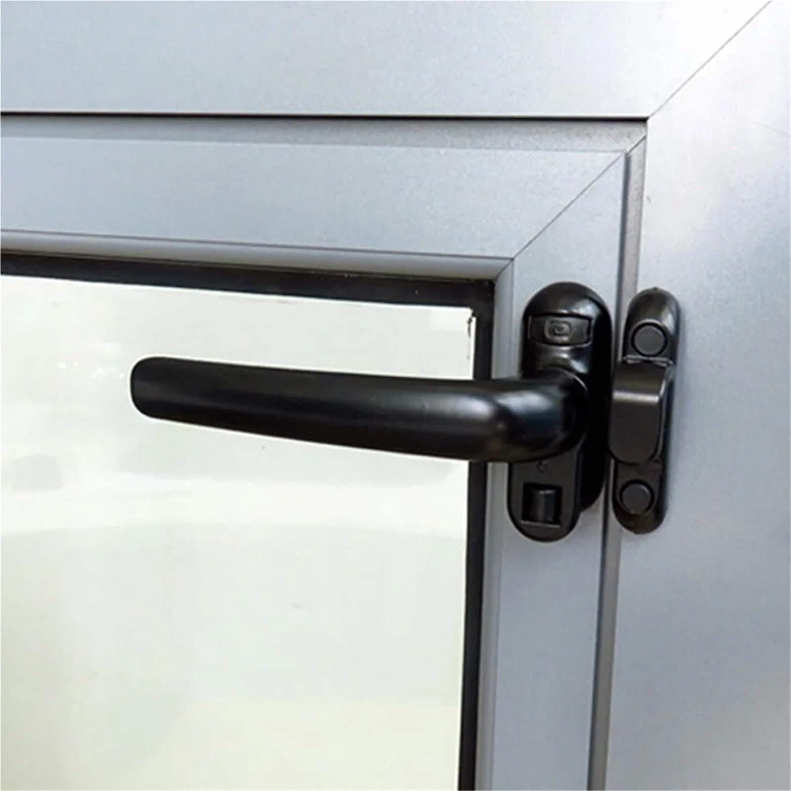 MRKU Maniglie per finestre, Serratura a Battente in UPVC, Blocco di Sicurezza, 2 Serrature a Battente in Lega di Alluminio Multicolore