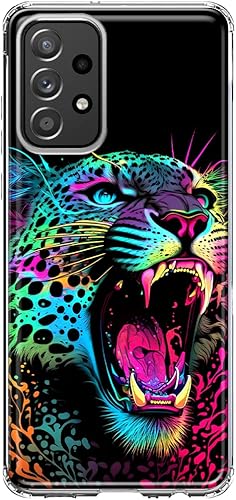 MUNDAZE - Case for Samsung Galaxy A52 Slim Hybrid Shockproof Hard Shell Soft TPU Heavy Duty Protective Phone Cover - Cute Girly Art Design Print