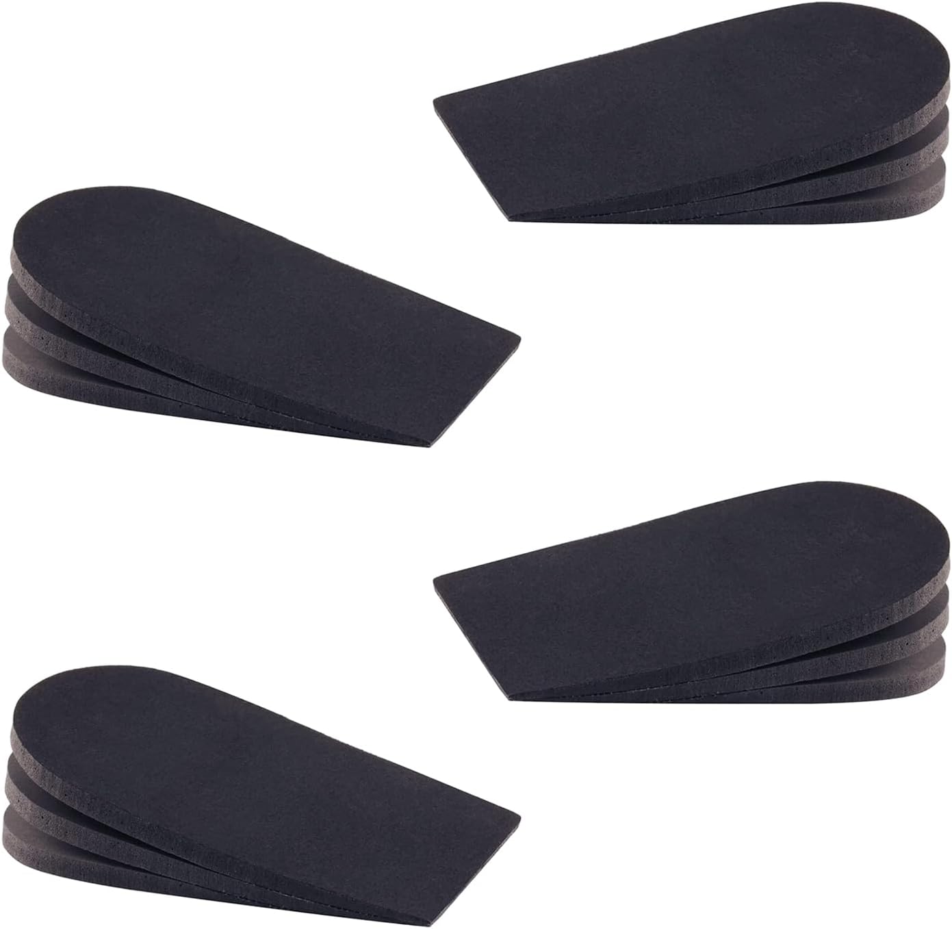 SIIHEA Adjustable Heel Lifts for Shoes, 1/4'' Height Increase Insoles for Achilles Tendonitis, Heel Pain, Leg Length Discrepancy, Plantar Fasciitis, Shoe Lifts Men, Women (Brown, Medium (2 Pairs))