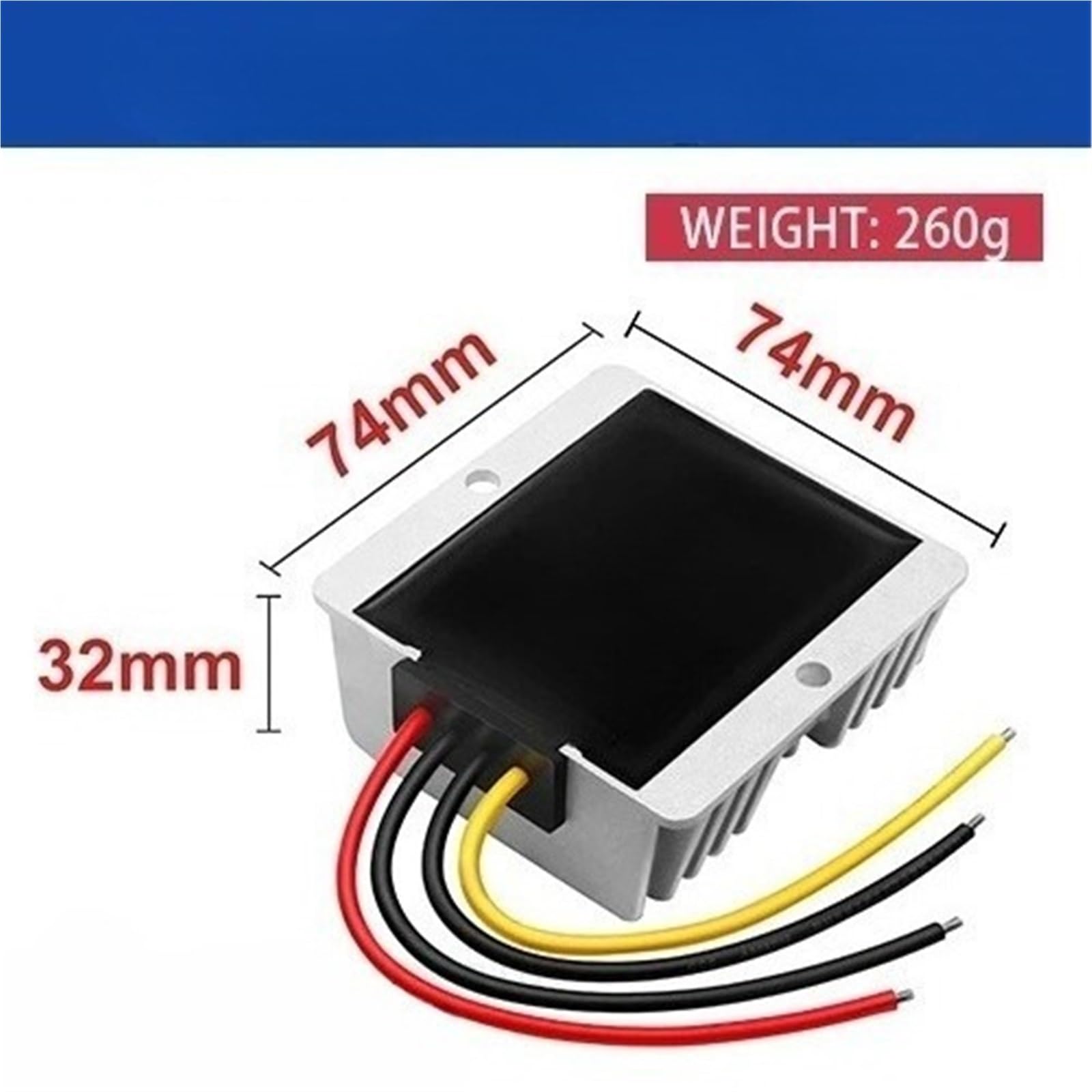 Chargeur de Batterie stabilisateur de Courant Constant 9-35 V à 12,6 V 13,8 V 14,5 V 5 A-25 A, convertisseur Haute Puissance(5A,9-35V_12.6V)