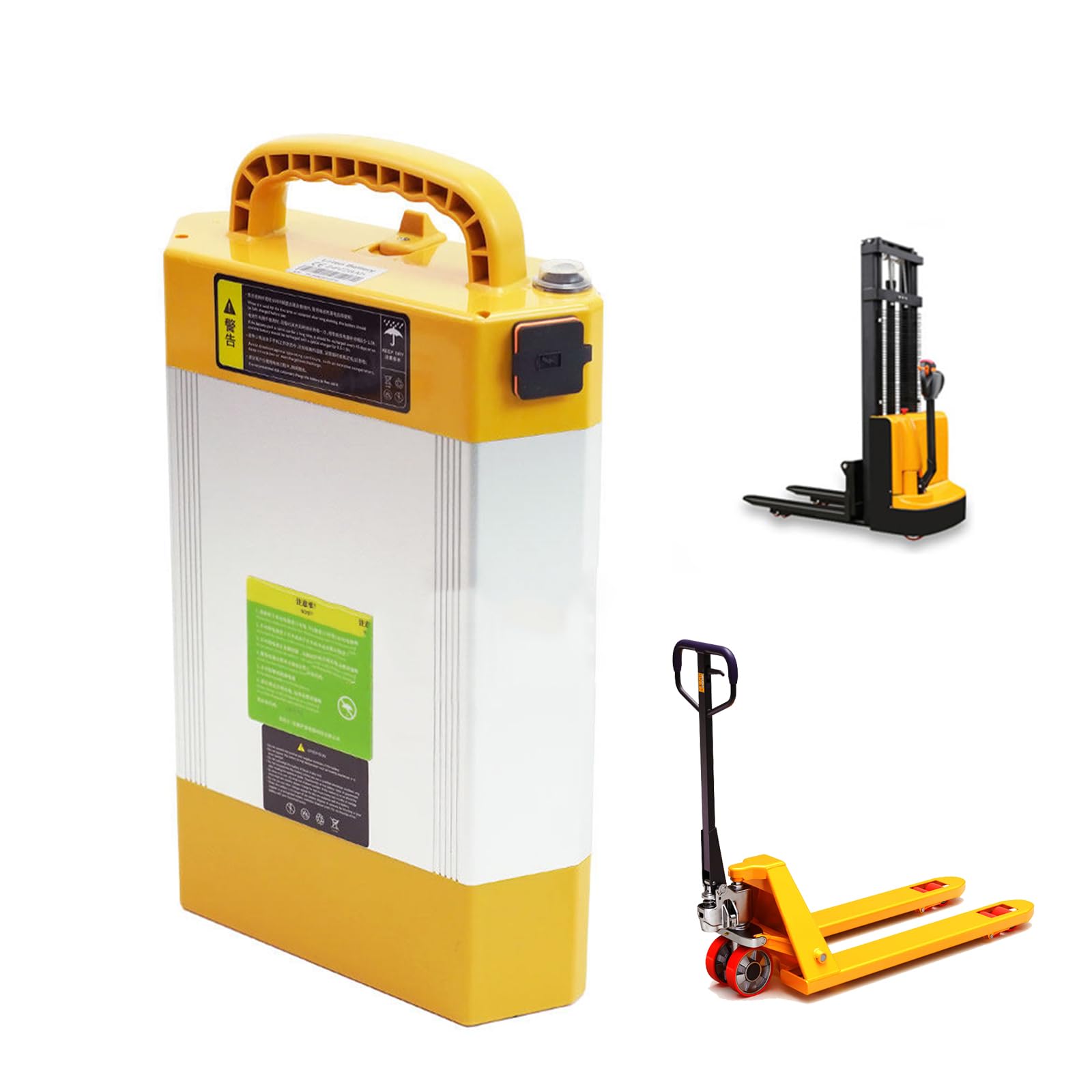 Batería para Carretilla elevadora eléctrica de 48 V 15 Ah 20 Ah, baterías para transpaleta de 24 V 28 Ah con comunicación Can.