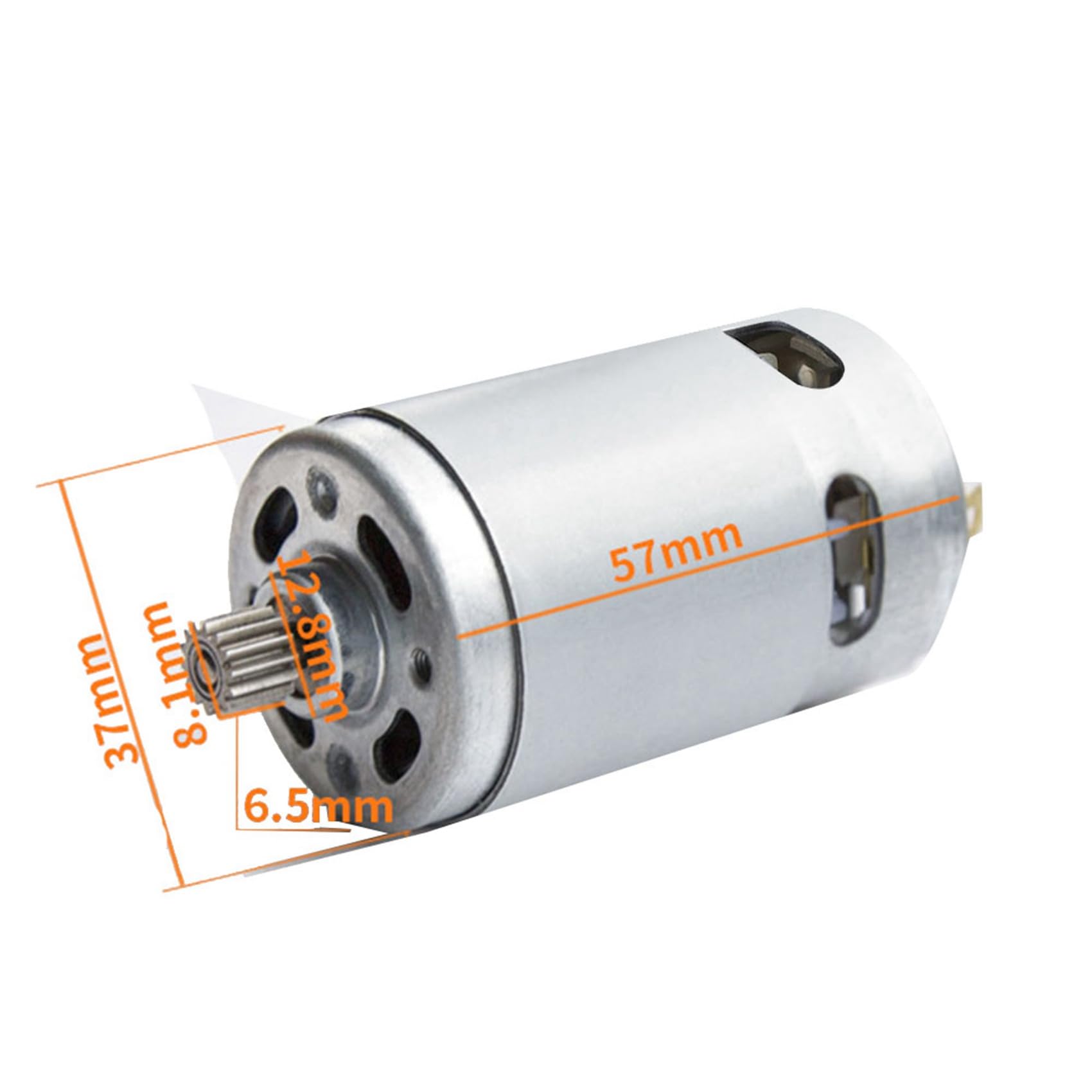4 motori da 21 V RS550 a 14 denti, adatti per mini a catena fili 4/6