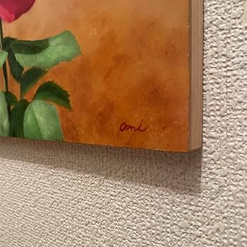 ●一点もの ●油絵 肉筆 ●omiのオリジナル作品 ●薔薇F4号 一点もの 油絵 肉筆 omiのオリジナル作品 薔薇F4号