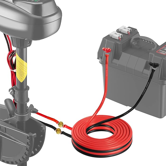 Buy Trolling Motor Battery Cable Extension Kit,10ft Marine Fishing Boat