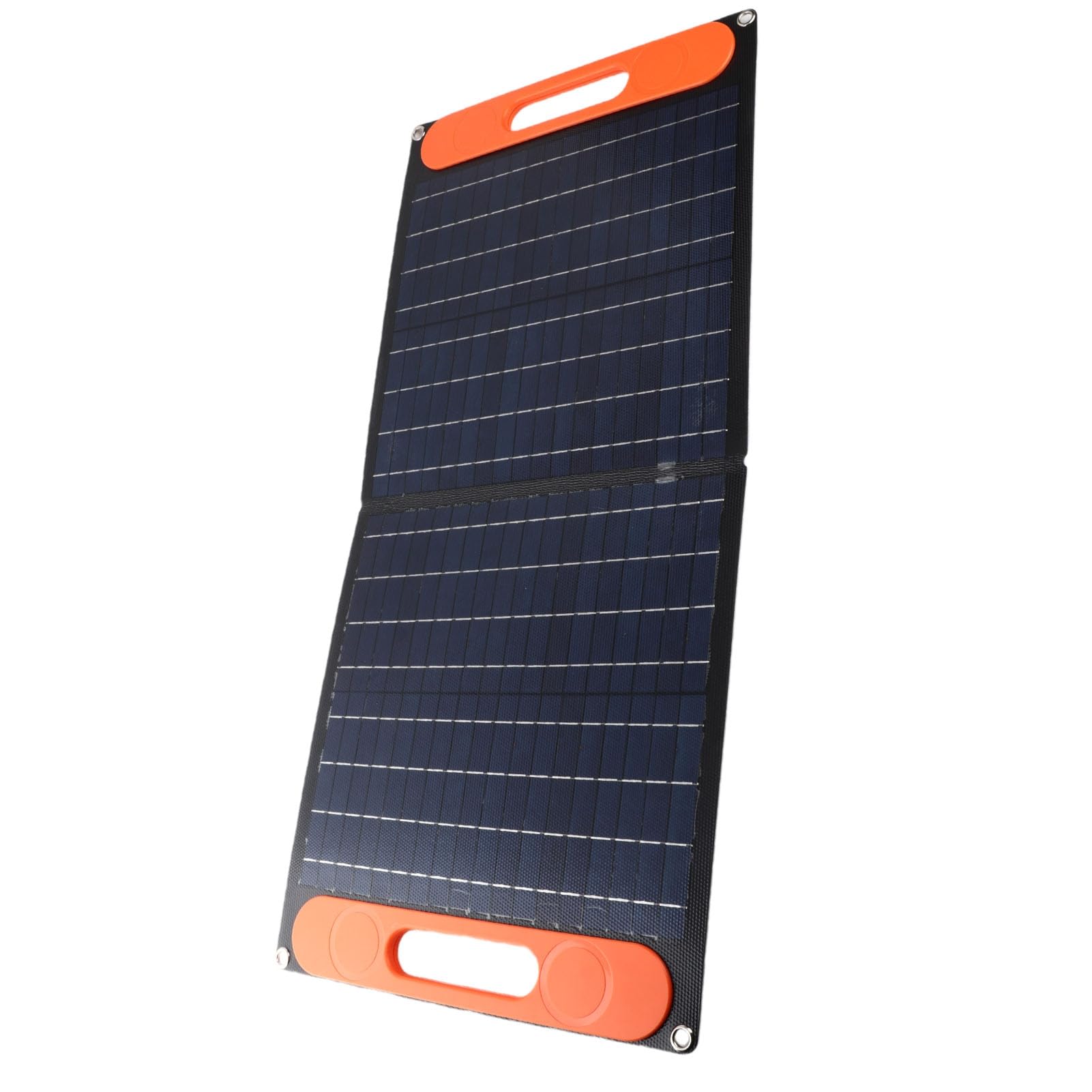 Caricatore Monocristallino Portatile con Pannello Solare da 80 W (Grigio)