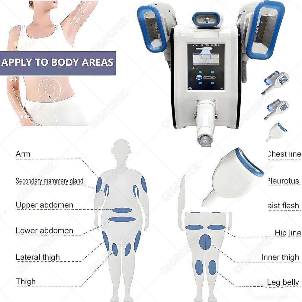 Esculpidor Criolipólisis de Grasa con Criolipólisis por Cavitación RF - Máquina de Lipólisis por Congelación de Grasa por Criolipólisis para Esculpir Abdomen, Cintura, Muslos, Brazos y Papada