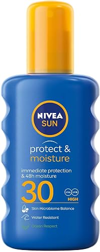 NIVEA SUN Protect & Moisture Spray SPF30 Sunscreen, 200ml