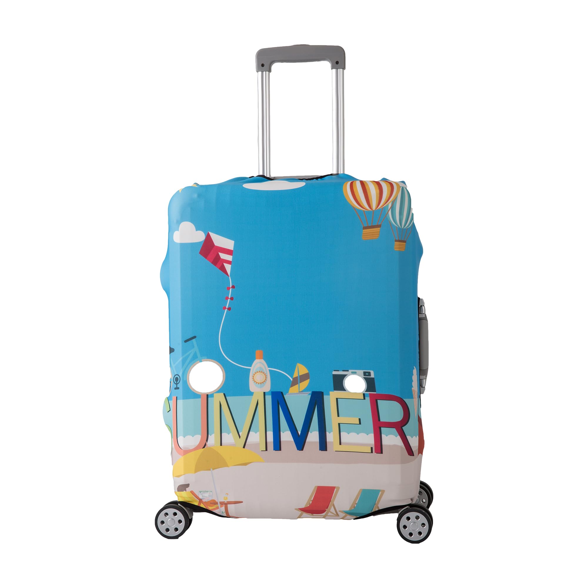 Periea Luggage Covers for Suitcases – Suitcase Cover – Premium Elasticated Material – Small, Medium, Large or Extra Large — view 13