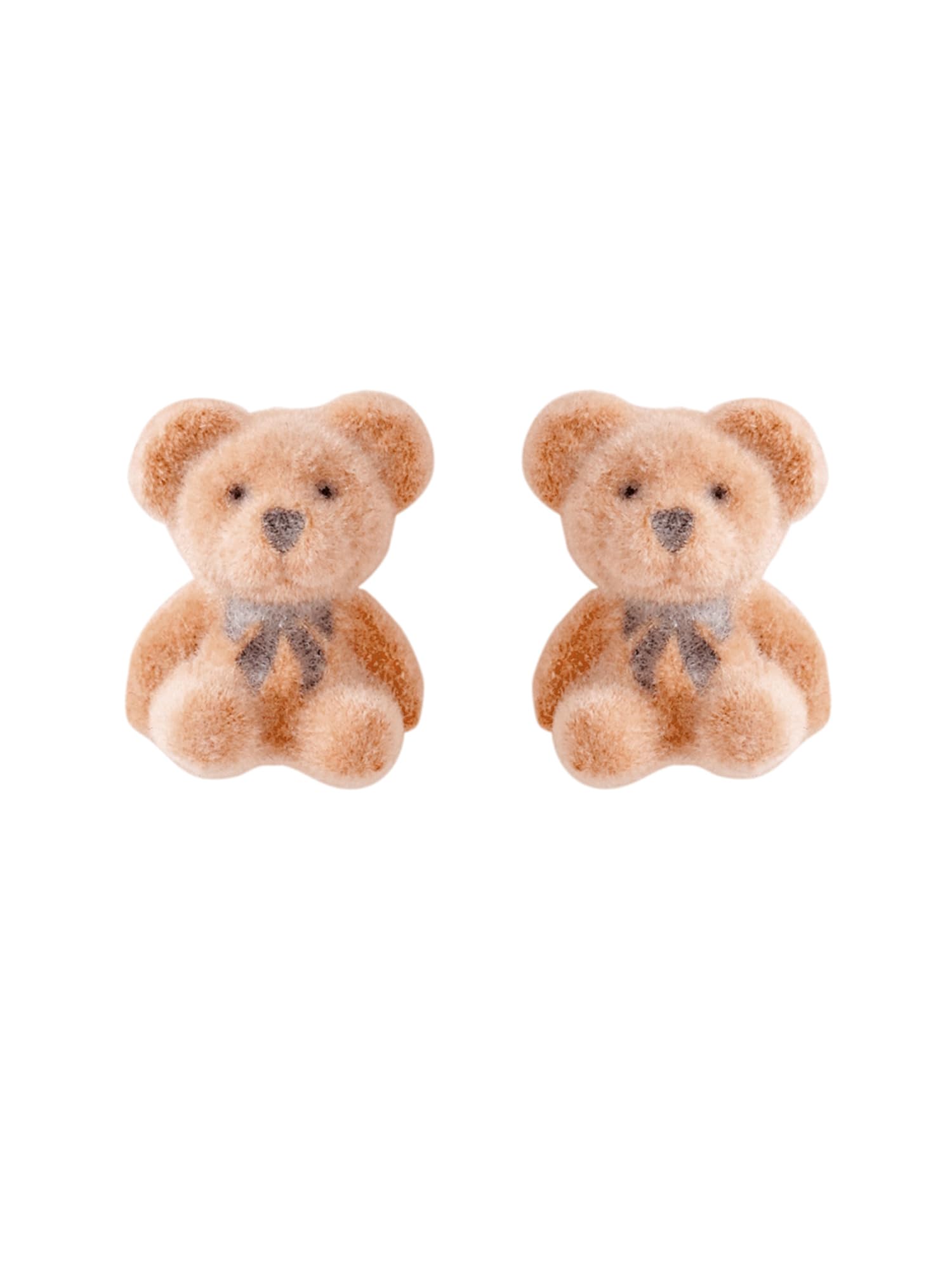Earrings for Women and Girls Studs for Girls | Light Brown Color Teddy Bear Stud Earrings | Birthday Gift for girls and women Anniversary Gift for Wife