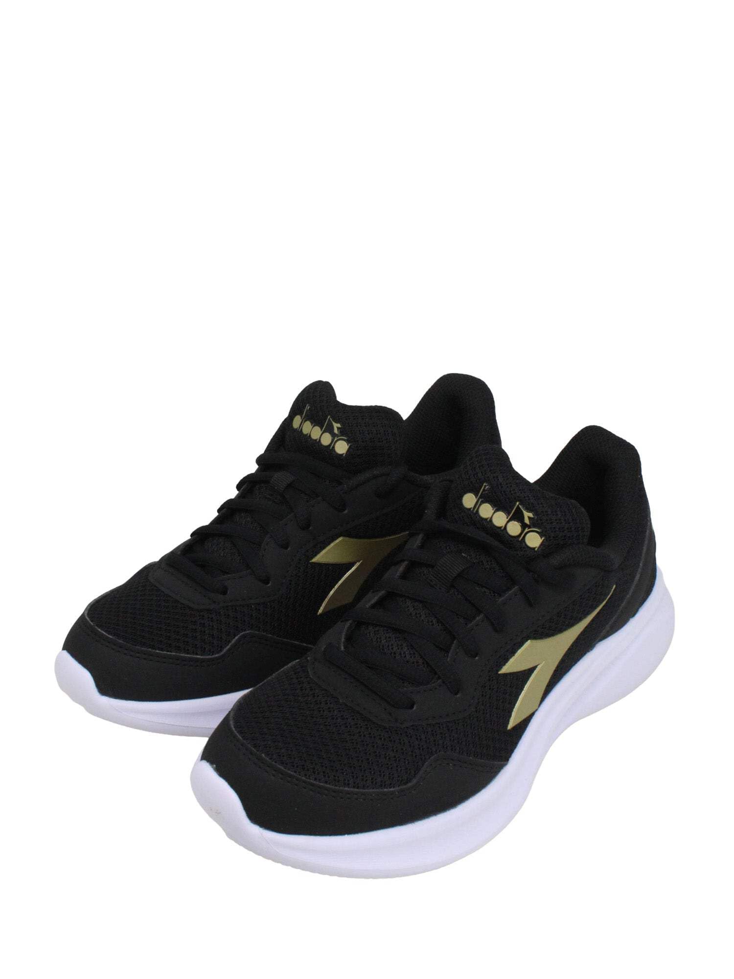 Diadora Robin 6 W Scarpe da Running Donna, Nero/Oro - 181483-C0893