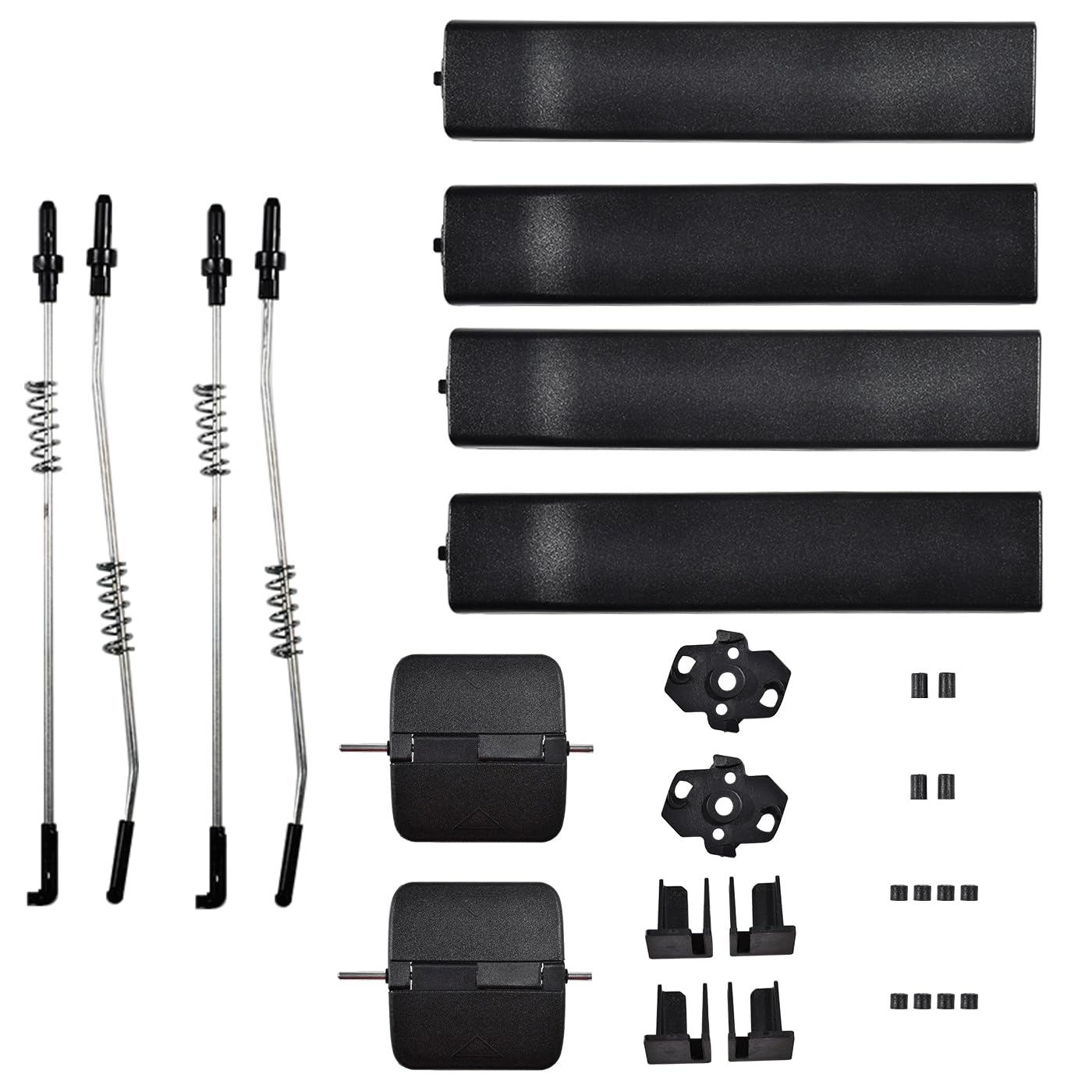 2 Set Seitenfenster Schiebefenster Reparatursatz 7H0847785 Kompatibel mit VW T5 Transporter Caravelle Multivan 2003-2015 T6 7H0847781B