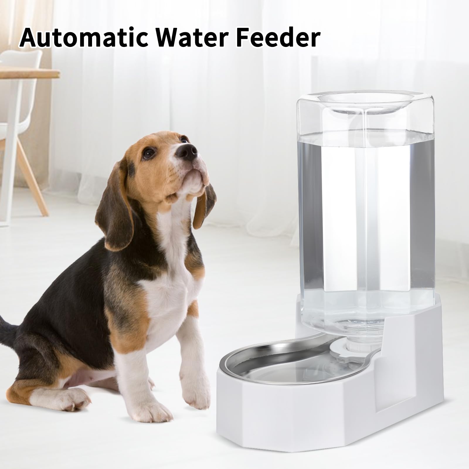 Amazon | RIZZARI(リザリ) 自動重力式ステンレス製ペット給水器 フォー