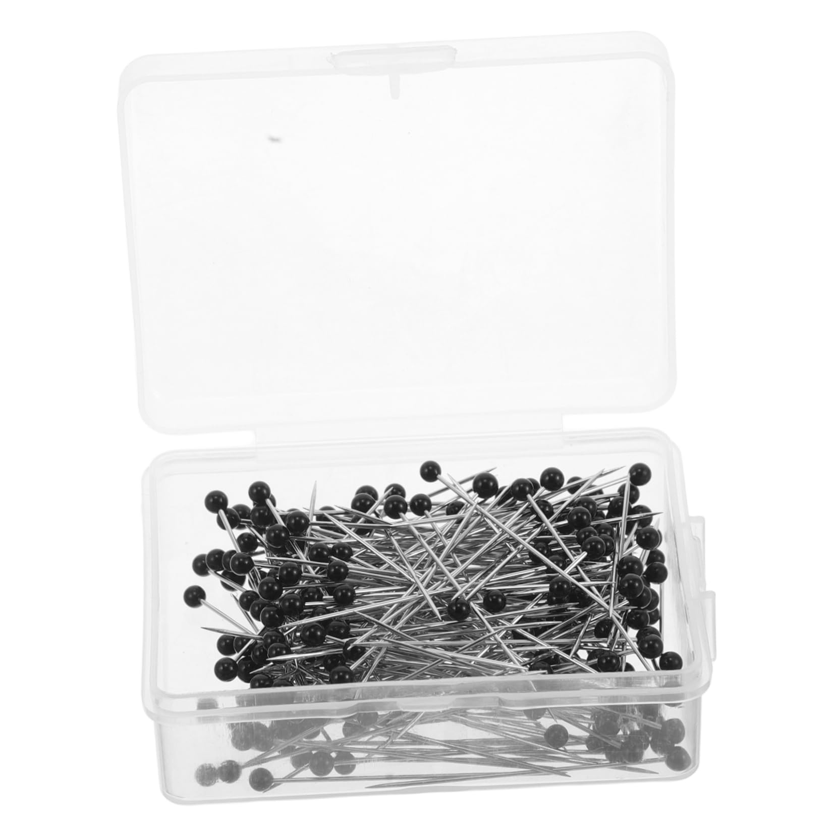 OSALADI 250pcs Ball Head Sewing Needles 38mm Length Large Eye Plastic Metal Decorative for Quilting Knitting Hand Sewing