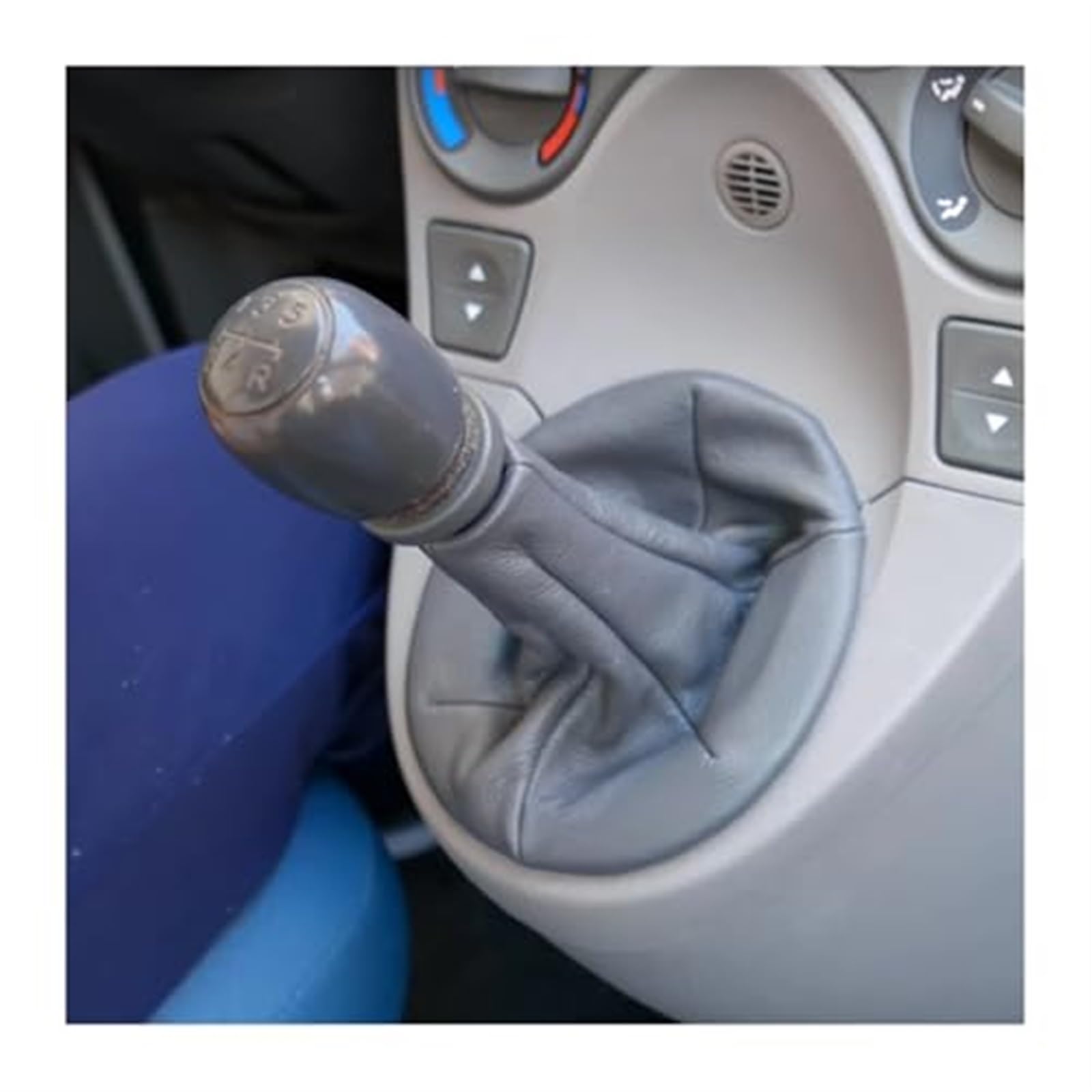 5-biegowa gałka zmiany biegów do samochodu osłona przeciwpyłowa, dla Fiat, 500 500c 2007-2013 dla Panda 2003-2012 dźwignia pióra Stick Gaitor Boot Gałka dźwigni zmiany biegów(BLACK Gear knob g