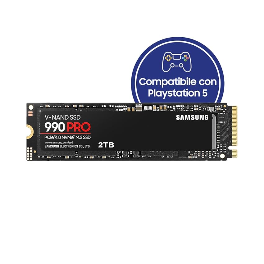 SAMSUNG Memorie 990 PRO M.2 2000 GB PCI Express 4.0 V-NAND MLC NVMe