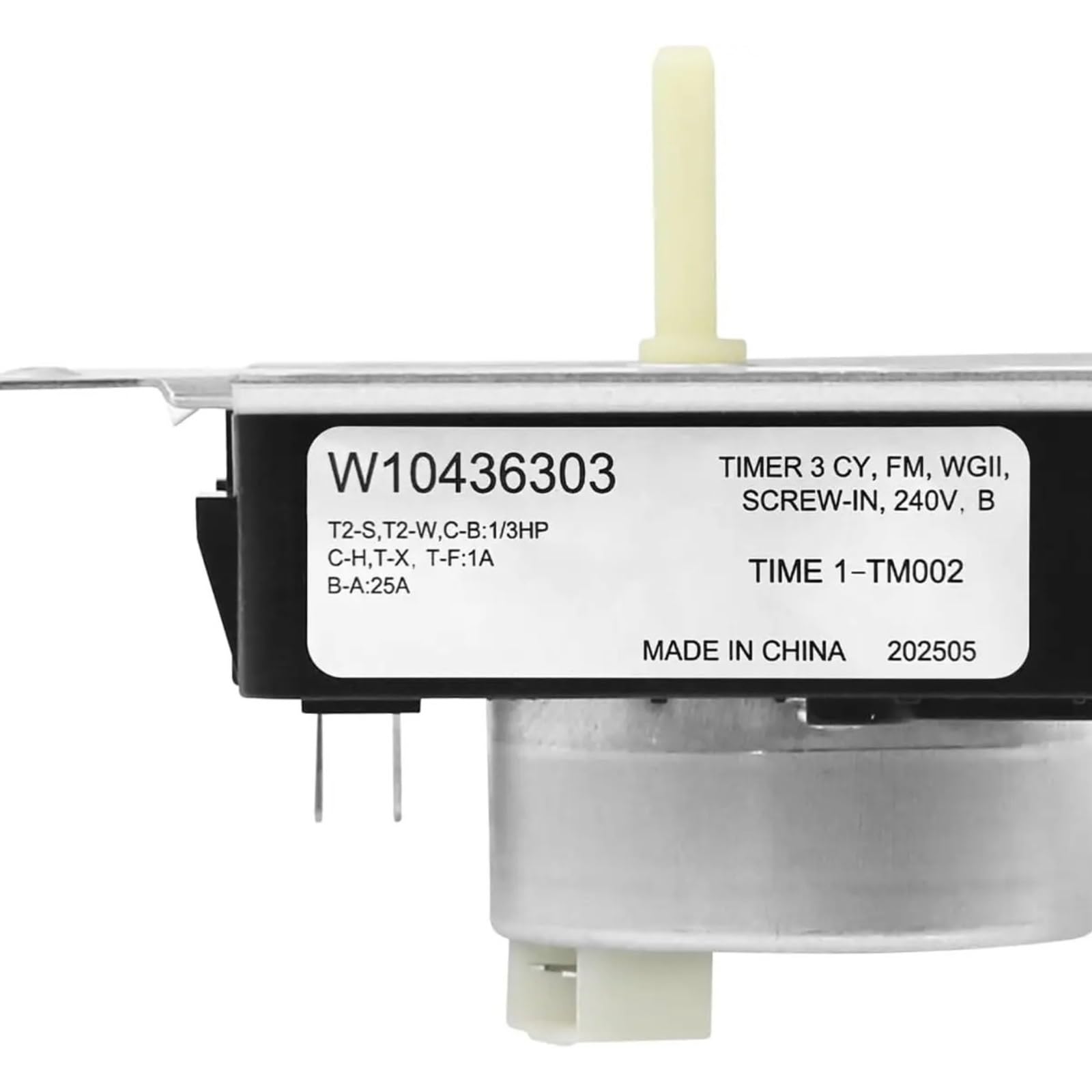 Laundry Dryer Timer Mechanism Control Dial, Compatible For Kenmore W10436303