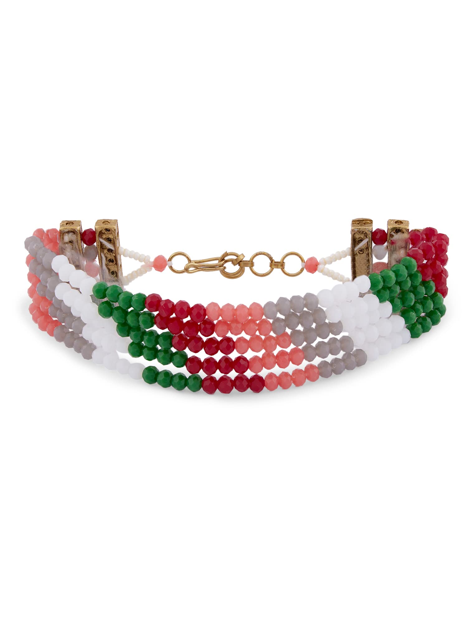 See full amazon price history chart for ZAVERI PEARLS Multicolor Multistrand Beaded Bracelet For Women-ZPFK13773 ZAVERI PEARLS Multicolor Multistrand Beaded Bracelet For Women-ZPFK13773 (B0B1JHWHGM) Amazon Price History, Amazon Price Tracker