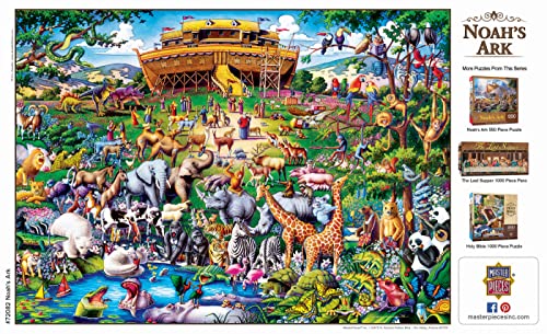 MasterPieces Rompecabezas de 1000 Piezas para Adultos, Familia o Jóvenes - Arca de Noé - 19.25"x26.75" miniatura 4