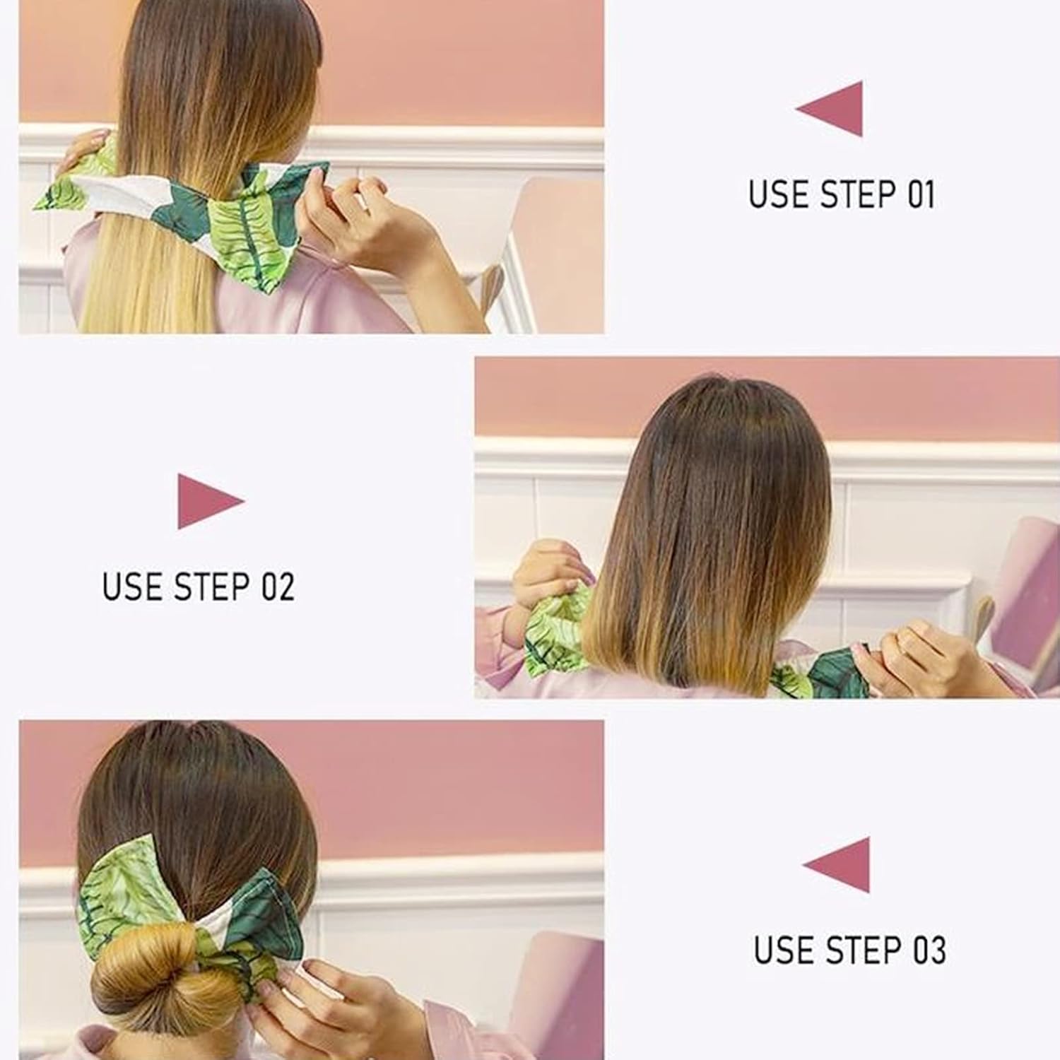 Deft Bun, Hair deft Bun Classy Multicolor Cloth Magic Clip French Twist