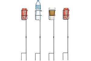 Sorbus® Outdoor Beverage Holder Stakes, Set of 4 | Durable Stakes for...