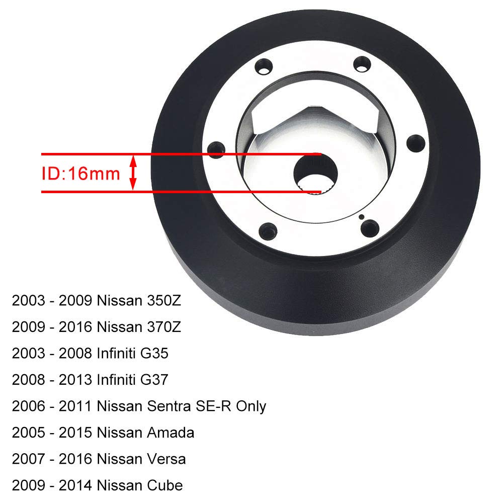 Kyostar 6Hole Short Hub Steering Wheel Adapter, Steering Wheel Hub