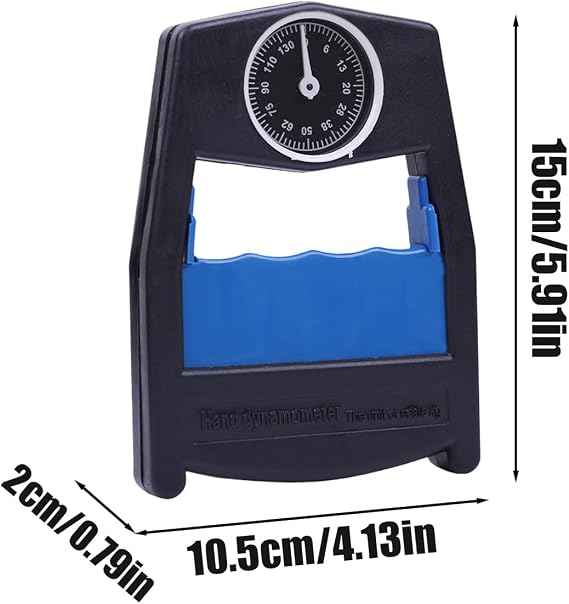 2 Pack Grip Strength Tester,Digital Hand Dynamometer Of Large Strength Range With Precise Sensor & Adjustable Handle For Sports Rehab & Clinical,School Home Use