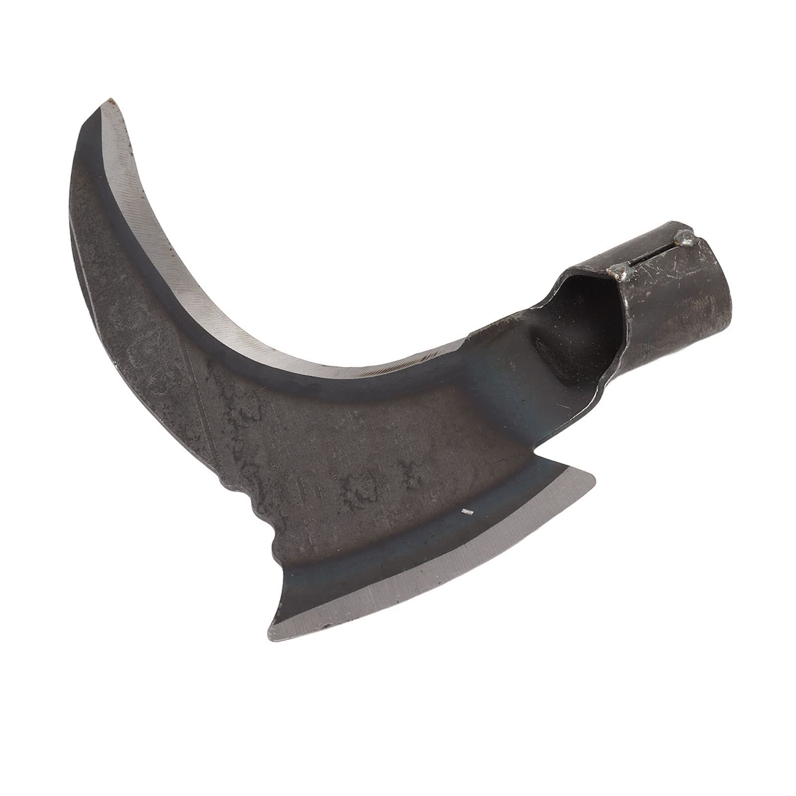 Bewinner Double Faux, Double Faucille en Acier à Haute Teneur en Manganèse, Double Faucille Facile et Confort, Outil de Jardinage Idéal pour la Coupe de L'herbe en Plein Air, la Taille (Tête de coupe