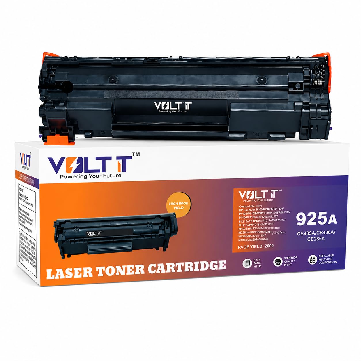 Toner Cartridge 36A CB436A for HP P1503, P1504, P1505, P1506, P1503n, P1504n, P1505n, P1506n, M1120n, M1522n, M1522nf (VTC - 36A)-image-46