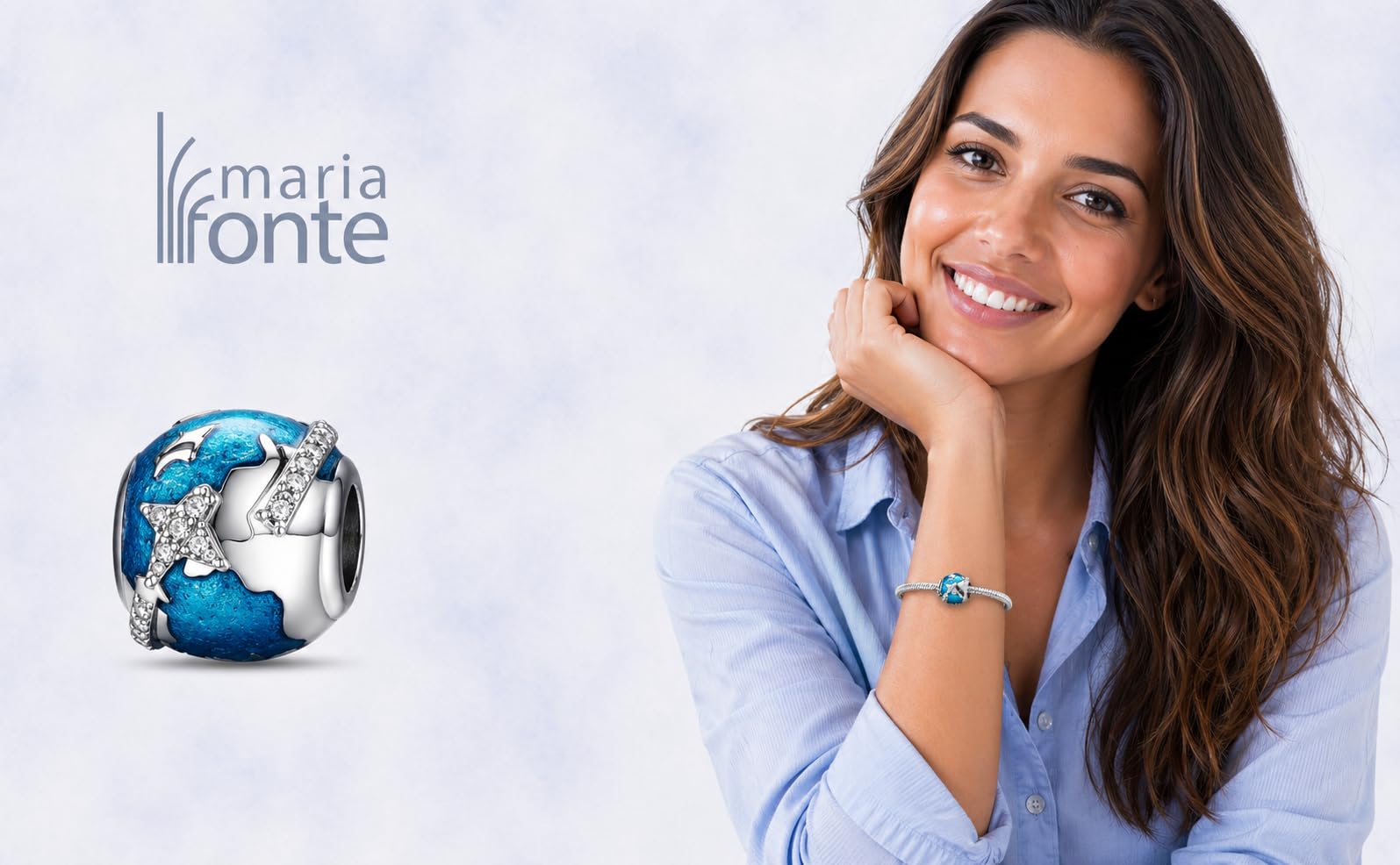 Charm Viaggio Mondo Mappamondo Aereo Valigia Passaporto Ciondoli