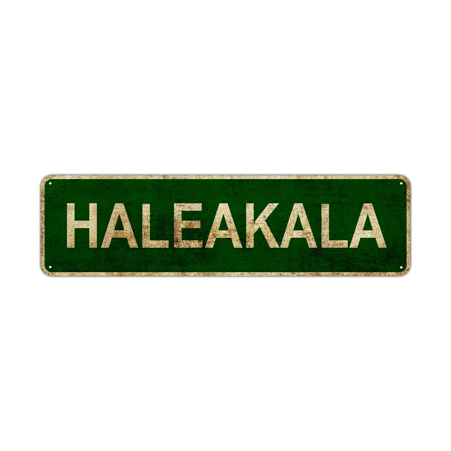HOUVSSEN Haleakala Decor Wall Shop Man Cave Bar Street Rustic Vintage Retro Metal Sign Fun Metal Sign 4x16 Inch Vintage Plaque Handicraft Best Gift Metal Tin Sign