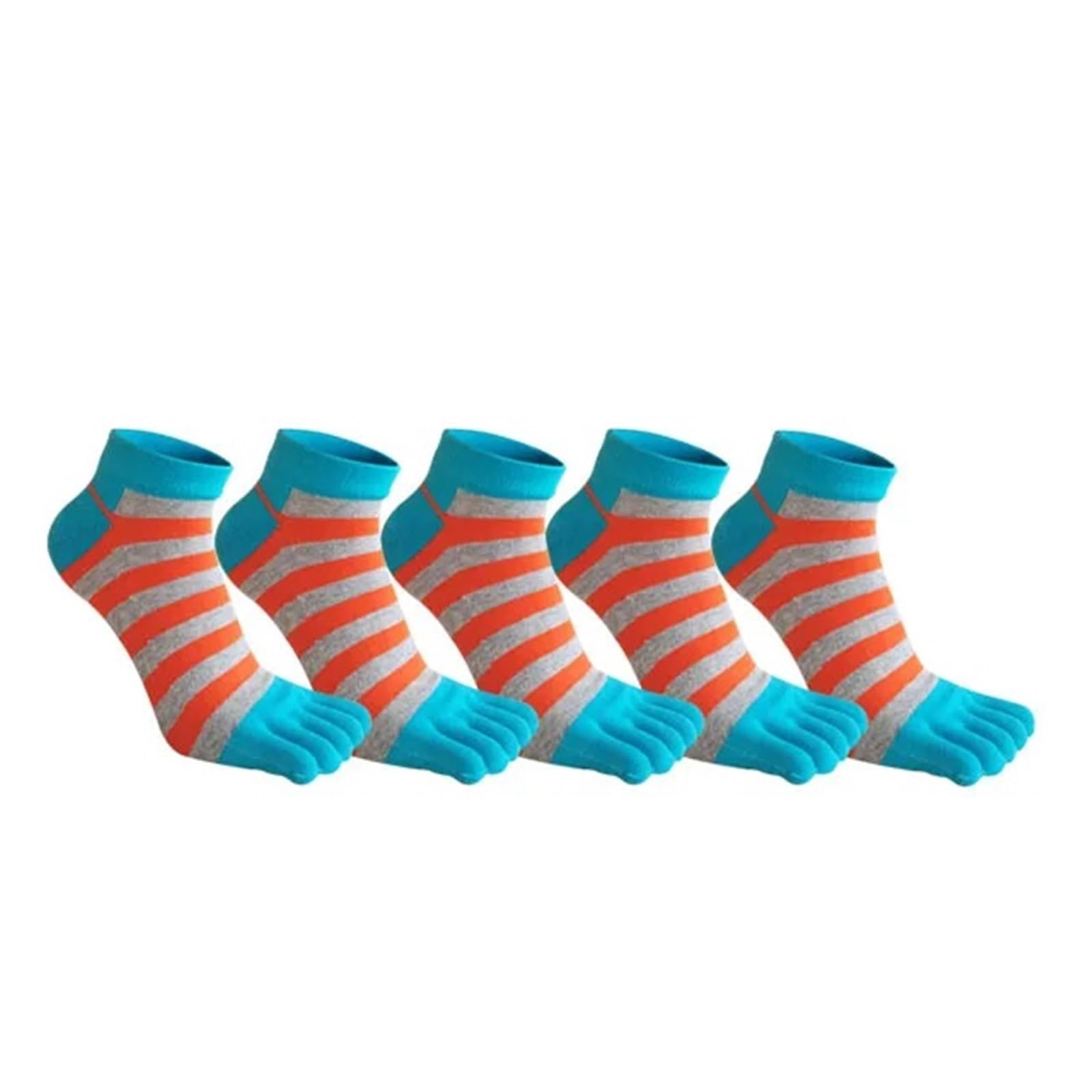 ITRHJTGP Finger Socks Tabi Toe Alignment Men Flip Flop Socks for Fitness(Color4)