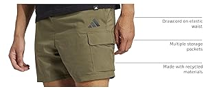adidas Originals Men's Essentials Small Logo Cargo Chelsea Shorts