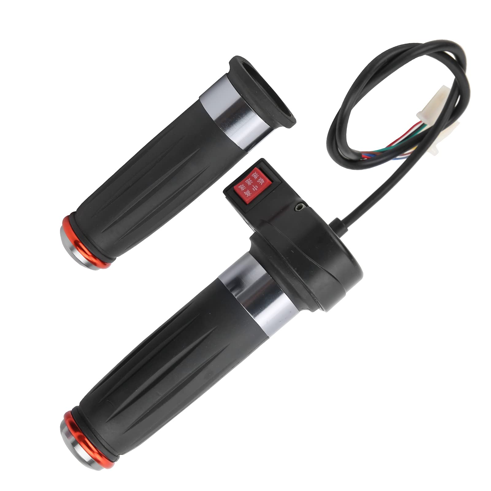 Scooter Throttle Grips, Universal 3 Gear Speed Throttle Grip Throttle Accelerator Handle Grips for Electric Scooter(3 Gear Speed) Electric Modification Accessories