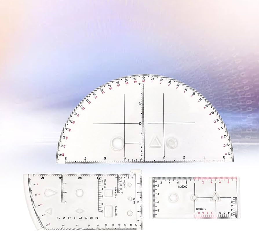 Map Protractor A Combined Measurement - 61 T4xvhbAL. AC UF894,1000 QL80