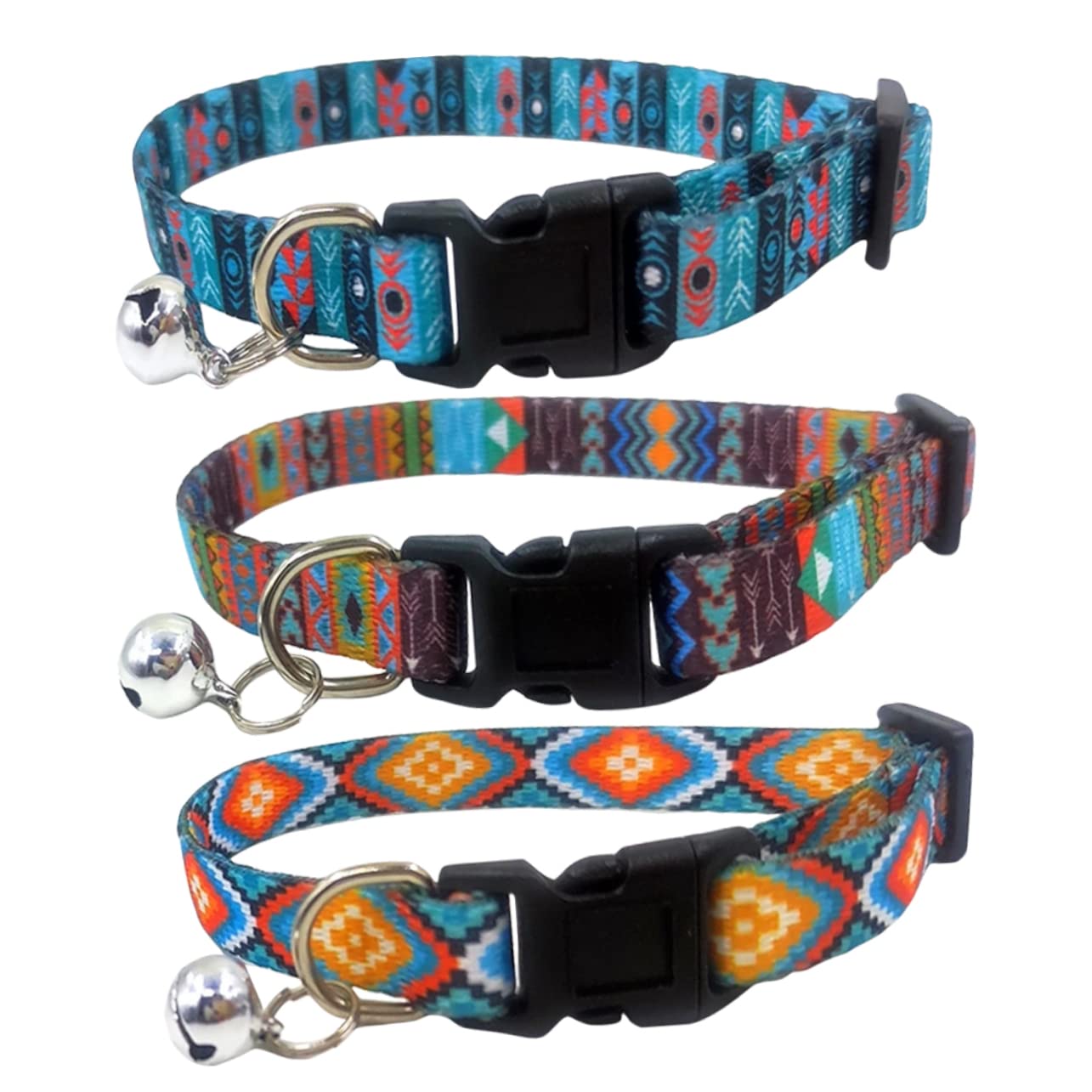 SUPVOX 15 Pz Collare Da Cucciolo Pettorina Per Animali Domestici Arredamento Rosso Bel Collare Per Cani Collari Per Cuccioli Campanelli Per Gatti Poliestere Decorazioni Delicato